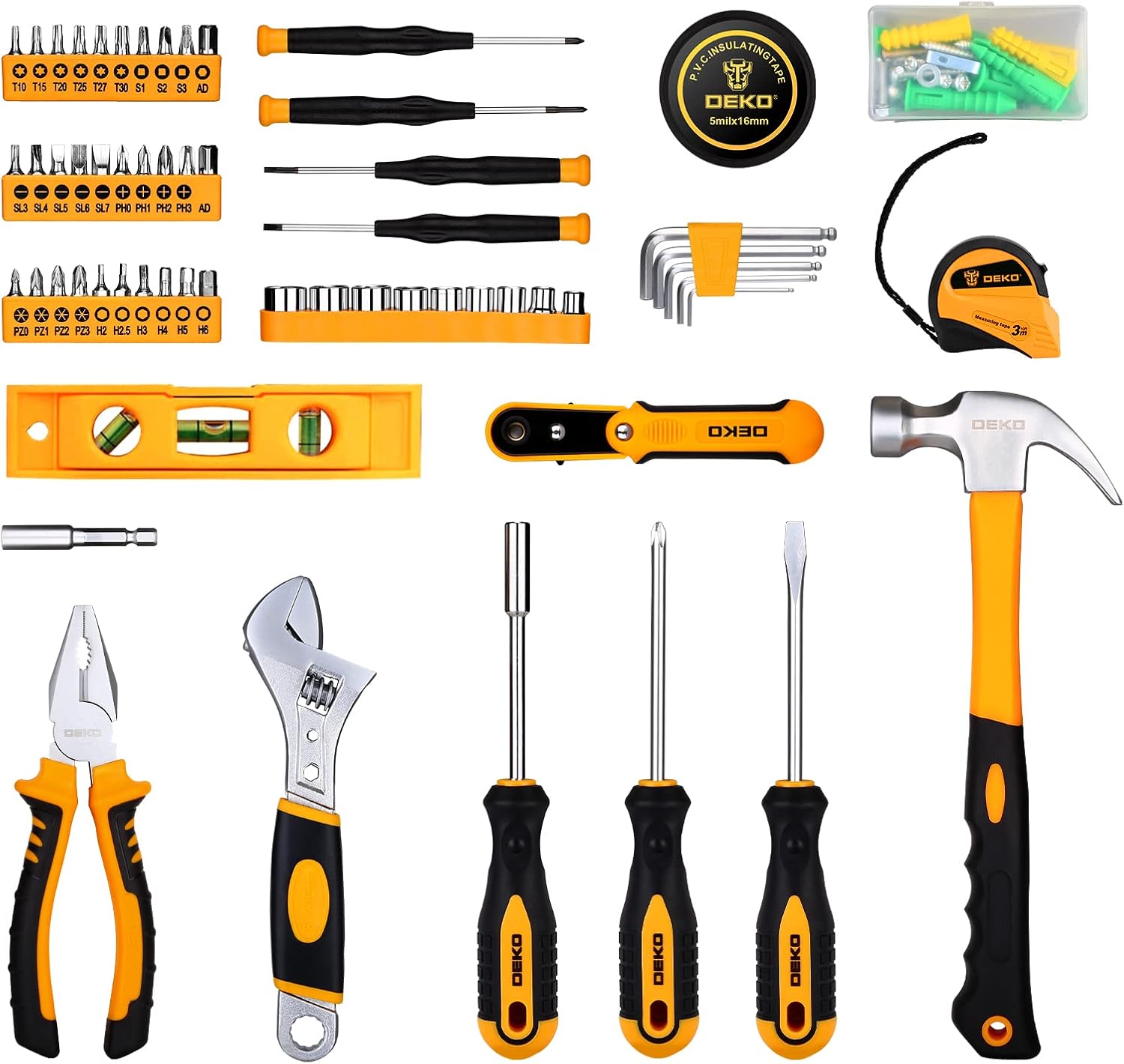 Thumbnail 6 de DEKO Tool Kit Set 100-piece DIY toolbox