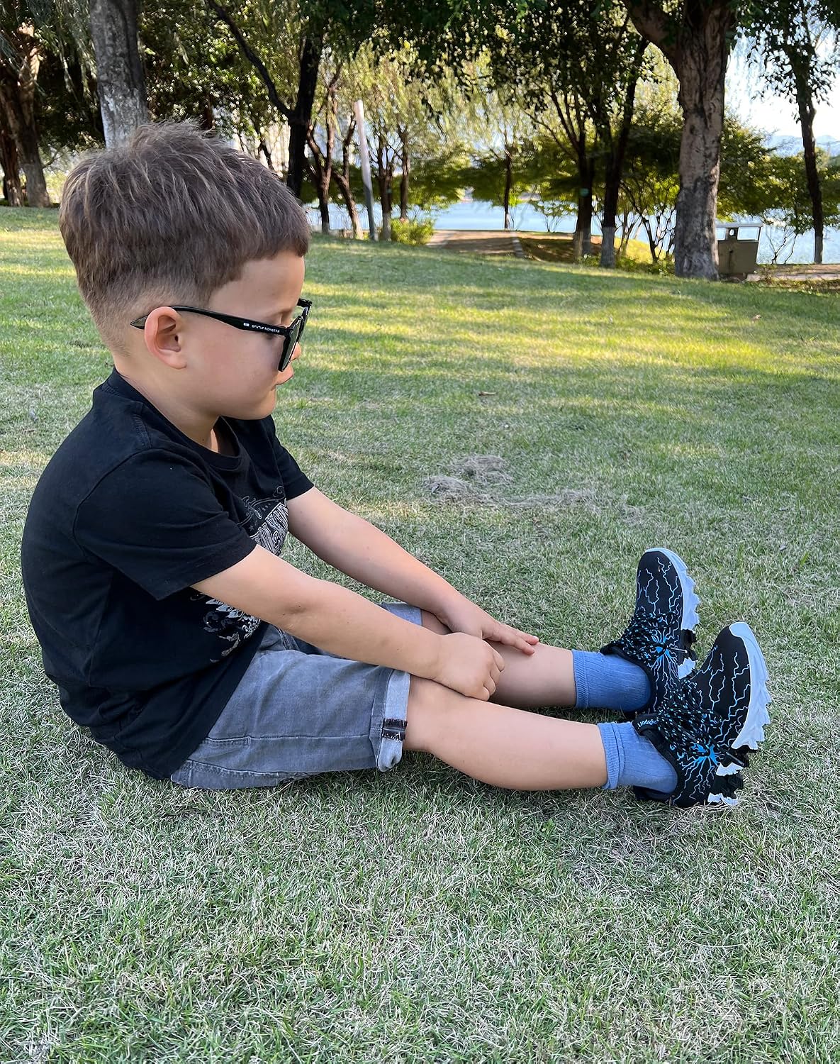 Thumbnail 1 de BULLZINE Boys Girls Running Shoes Lightweight kids sneakers