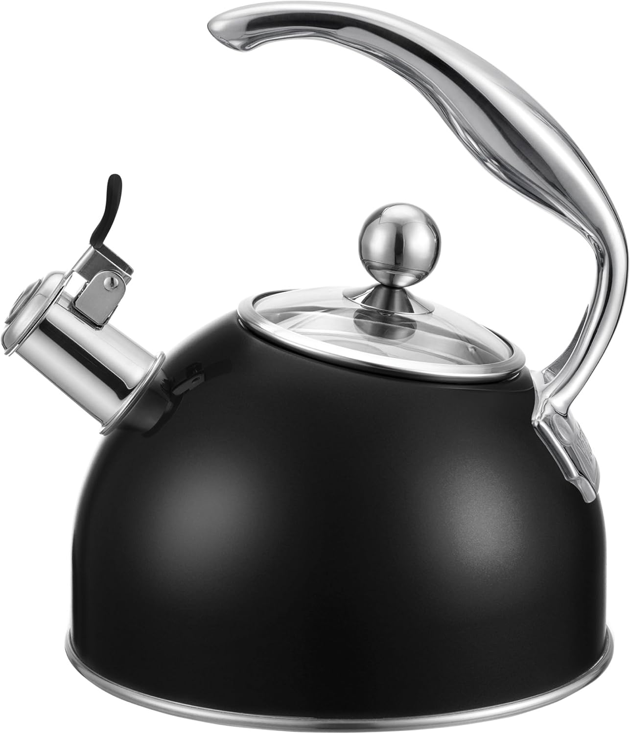 Thumbnail 6 de Viking 3-Ply Stainless Steel Tea Kettle (2.6 Quart) with Tempered Glass Lid, Rose Gold