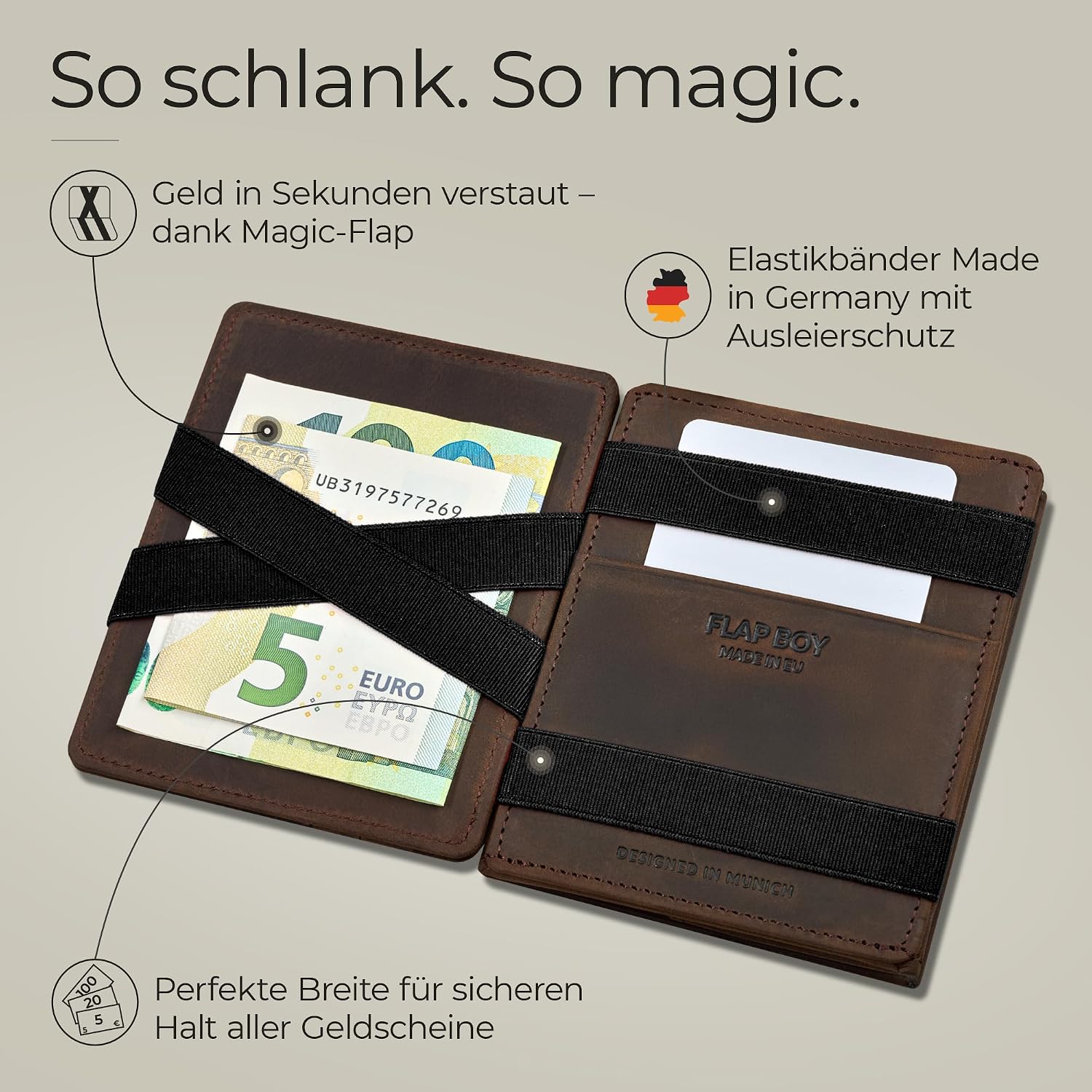Detalle 2 de Jaimie Jacobs Flap Boy Magic Wallet 20 đź‘›