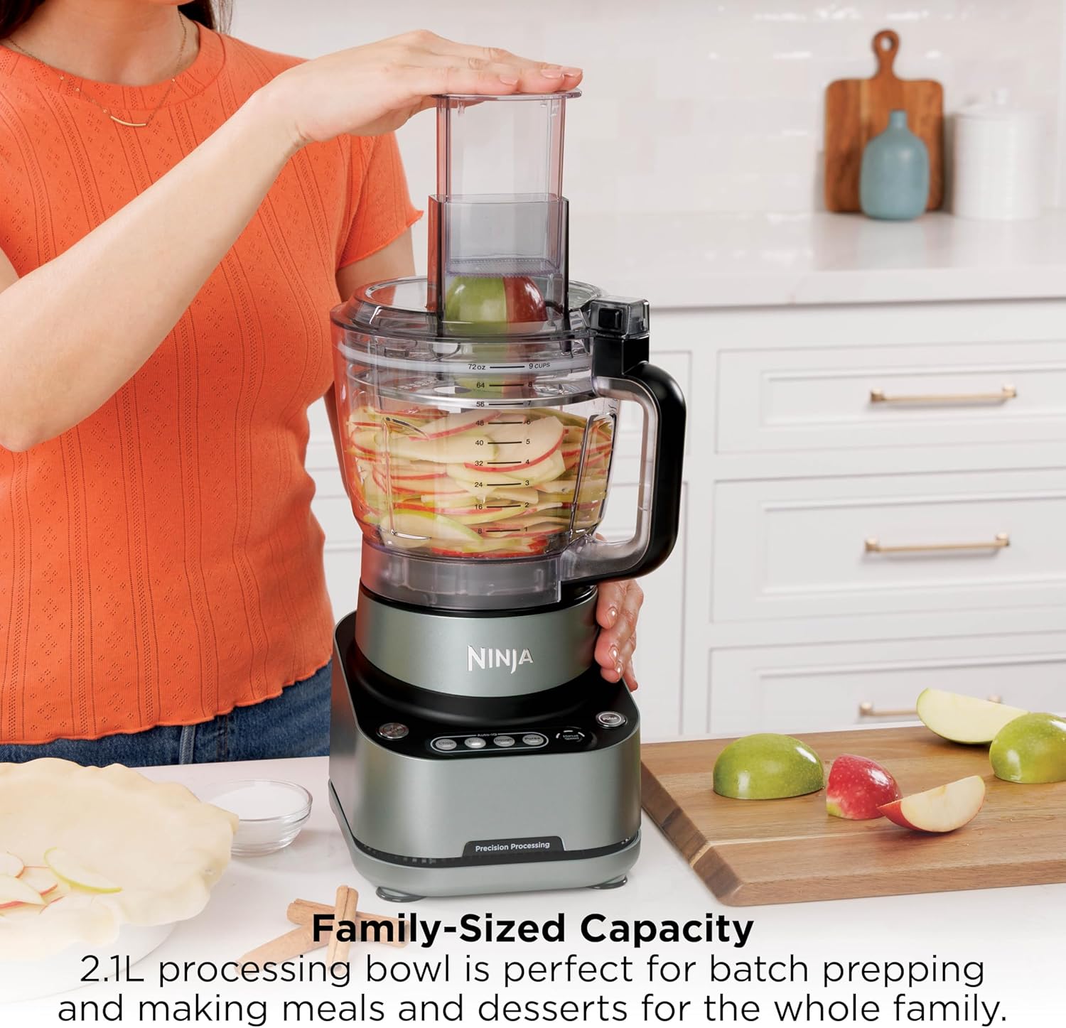 Thumbnail 3 de Ninja PrecisionPro 2.1L Food Processor BZ651UK with 4 Auto-iQ presets