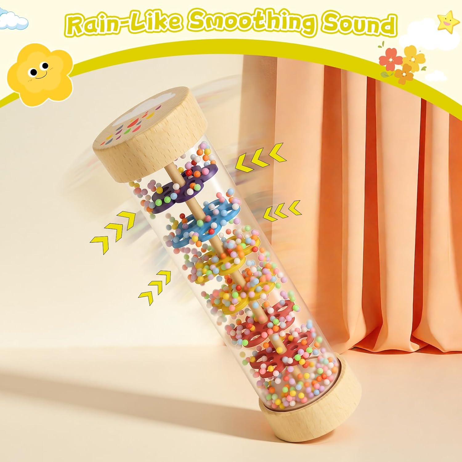 Thumbnail 2 de Wooden Baby Rattle Rain Stick 6–12 months