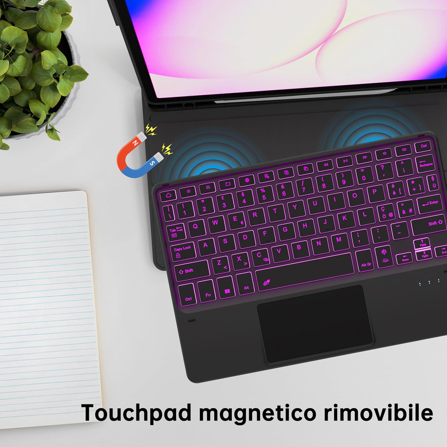 Detalle 1 de VANKEYPAD tastiera custodia Tab A11 Plus 11 pollici