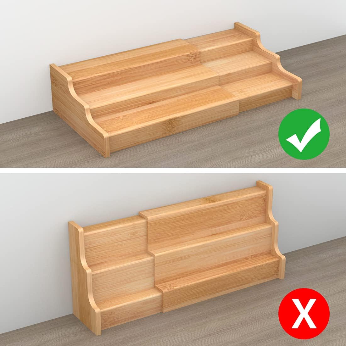 Thumbnail 1 de Spice Rack 3-Tier Expandable 12.7–22.2 in 🧂