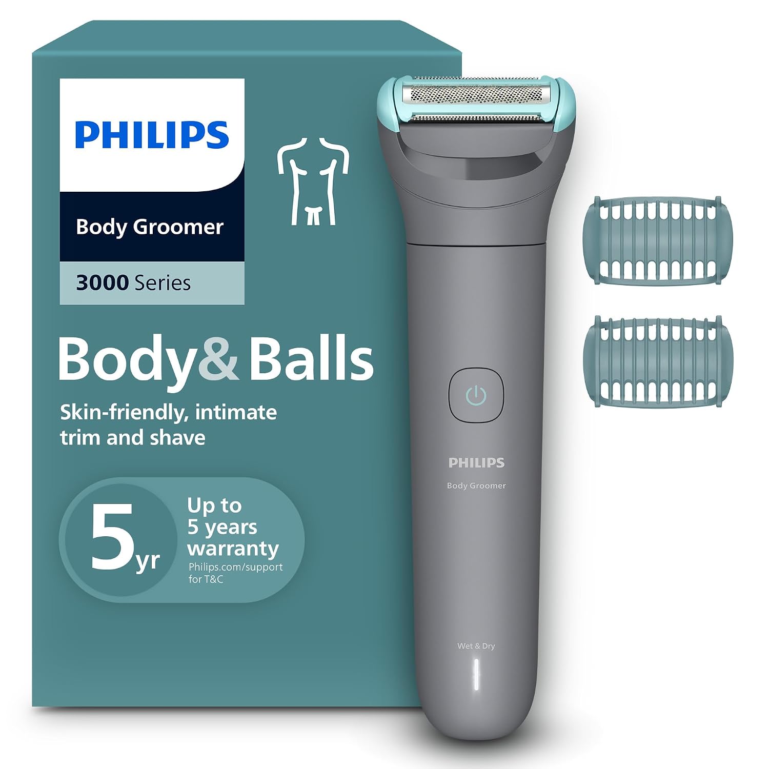 Detalle de Philips Bodygroom BG3480/15 80 Min. Laufzeit