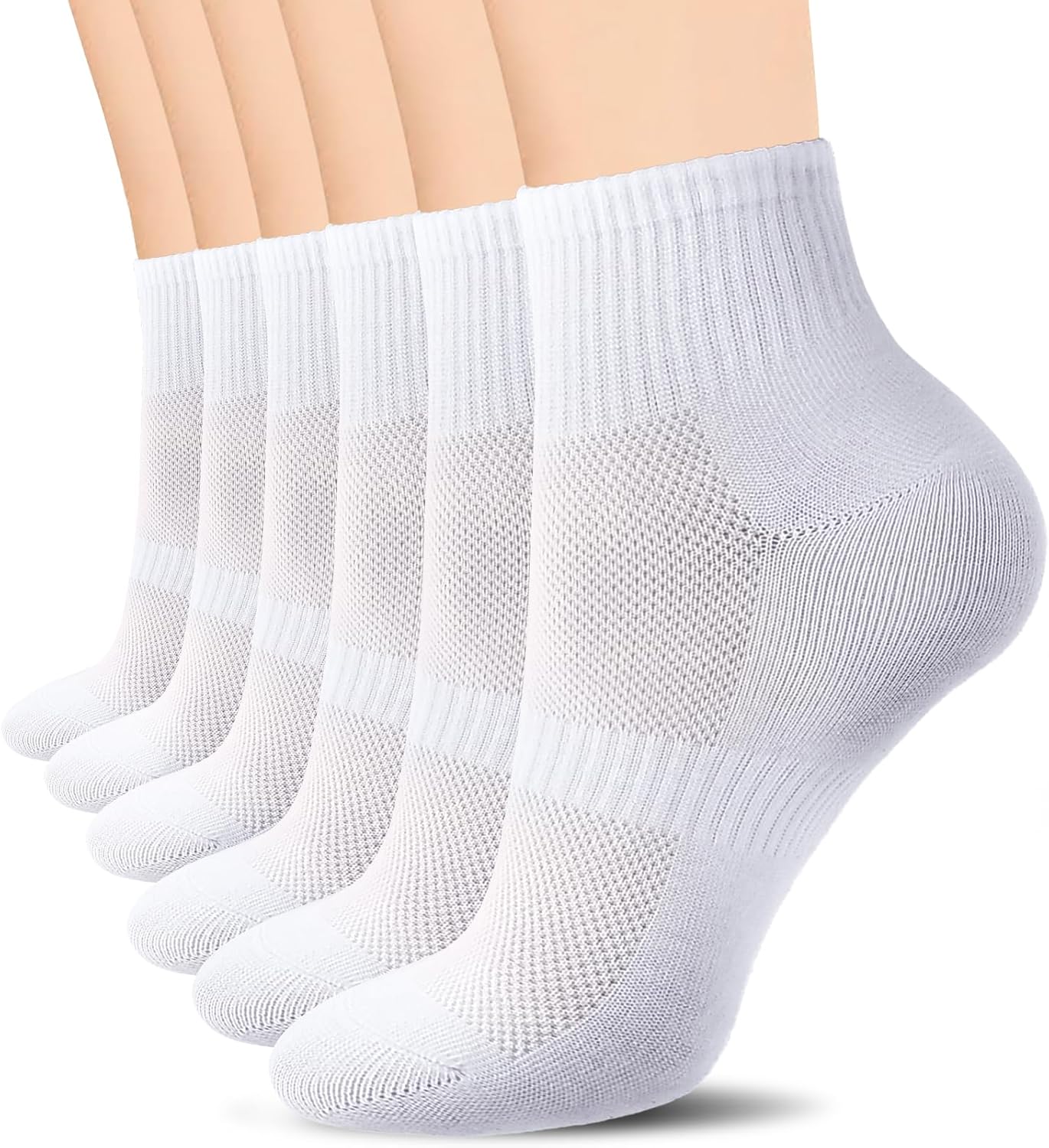 Detalle de Ipletix Women's Ankle Socks, 6 Pairs