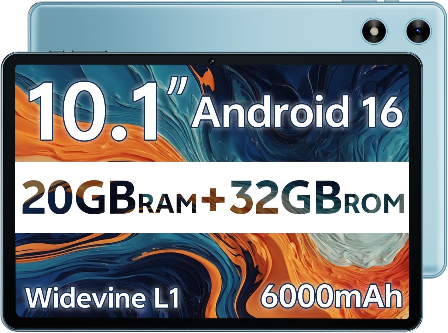 Detalle de SVITOO 10-Inch Android Tablet with Android 16: A practical pick for families and casual users