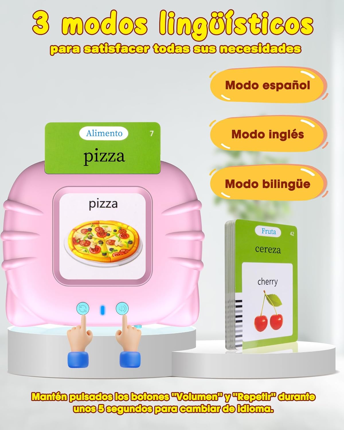 Detalle 2 de Tarjetas parlantes 510 Palabras Montessori 4,5 h