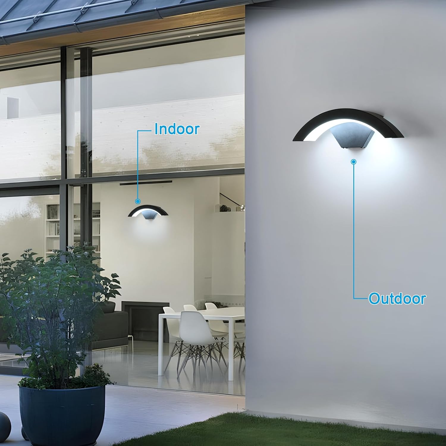 Thumbnail 6 de SENQIU Outdoor wall light LED, 24 W