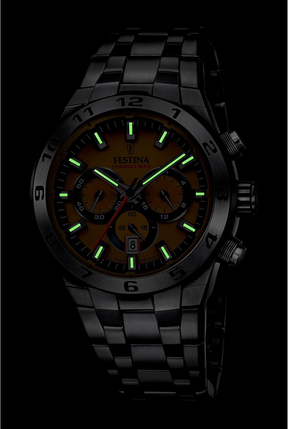 Thumbnail 3 de Festina Herren Uhr Analog F20670/4 „Chrono Bike“ aus Edelstahl 316L – Quarz, Chronograph & Kalender