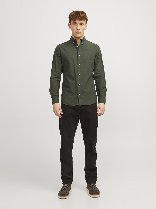 Thumbnail 4 de Jack & Jones Jjeoxford Shirt L/S S21 Noos — Camisa hombre L