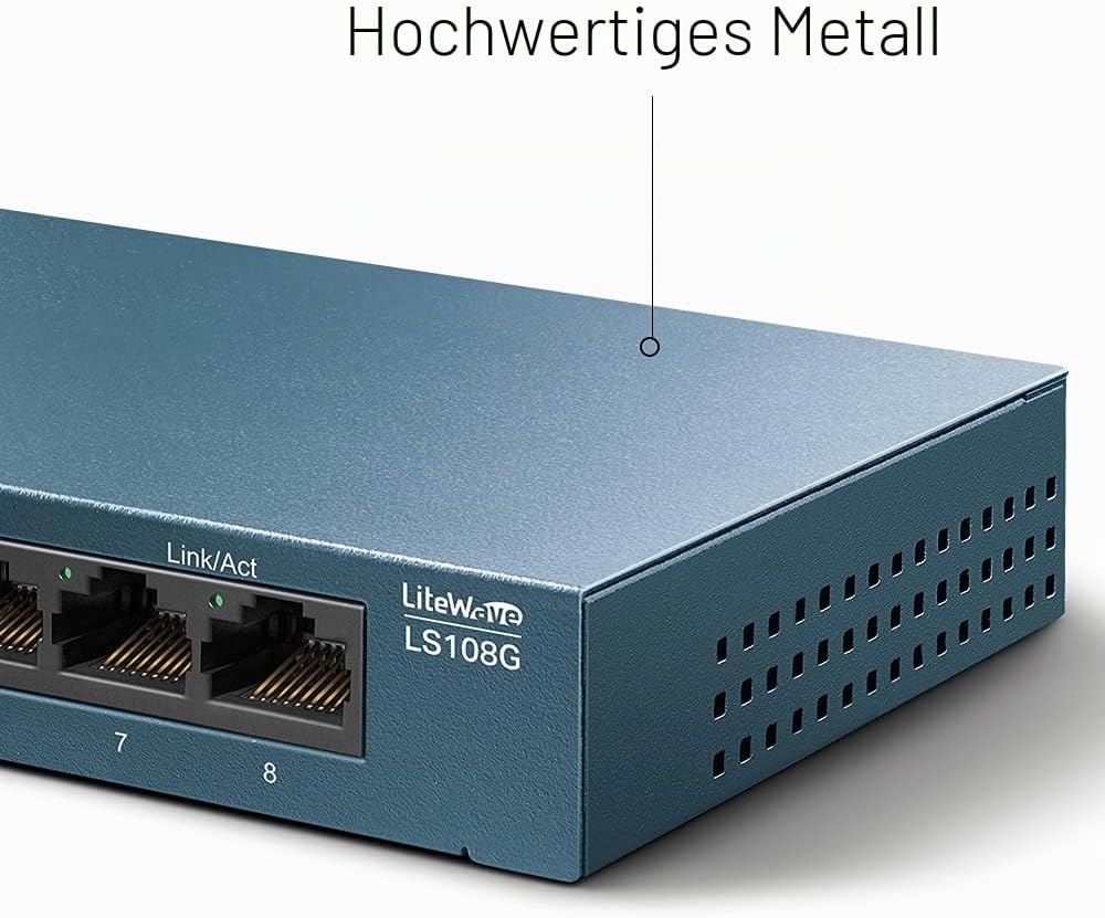 Detalle de TP-Link TL-LS108G 8-Port Gigabit Switch