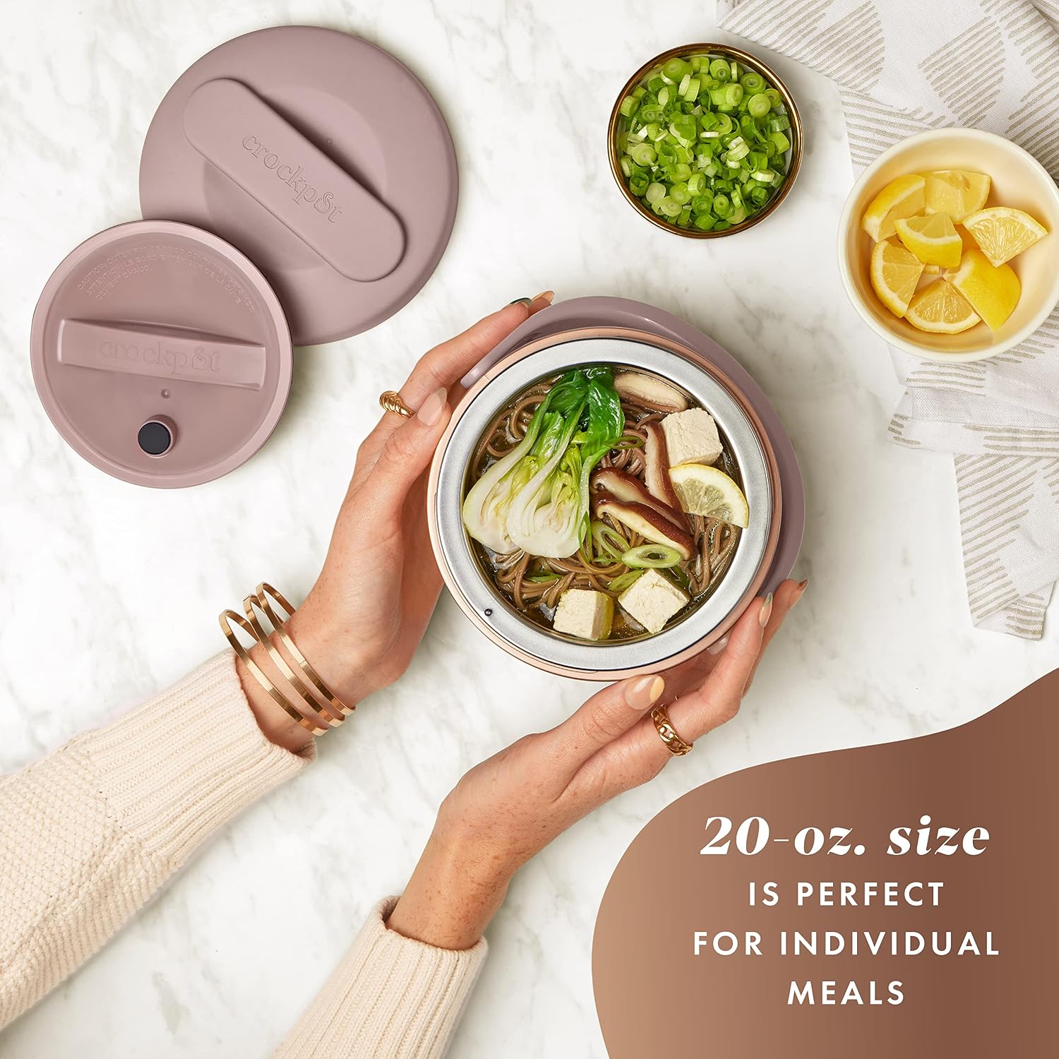 Detalle 2 de Crock-Pot Portable Electric Lunchbox 20 oz 🍱