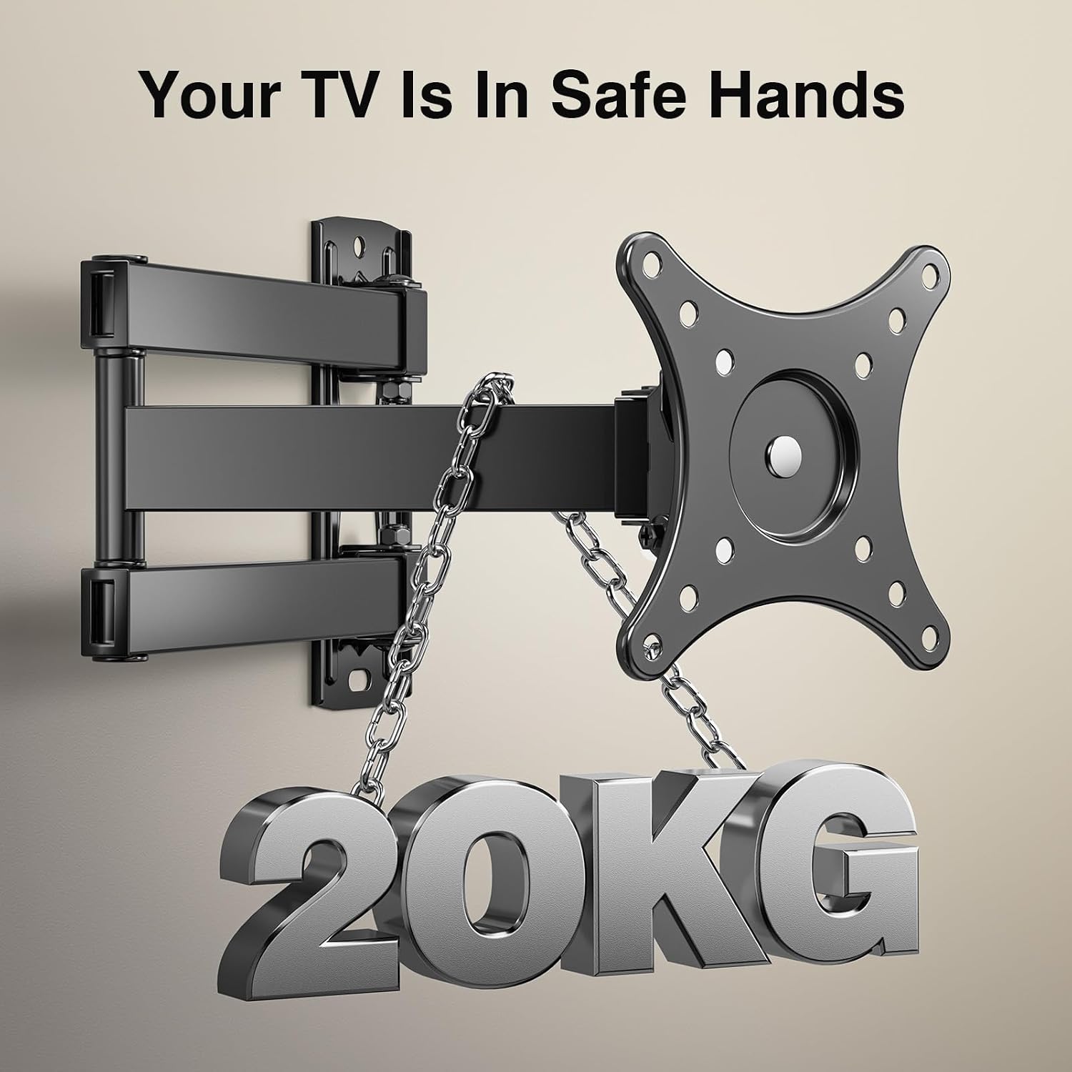 Thumbnail 2 de Perlegear TV Wandhalterung Schwenkbar 10–30 Zoll
