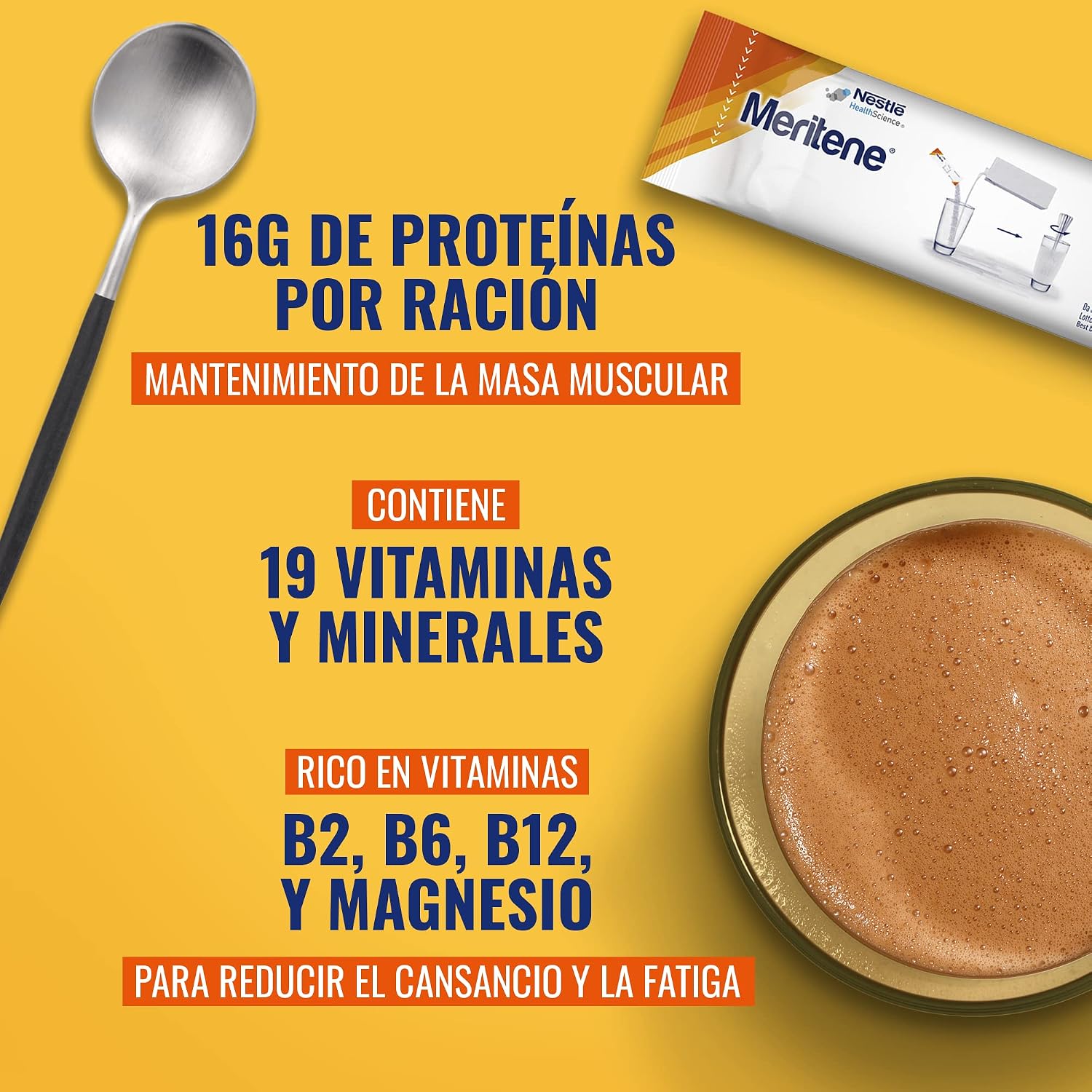 Detalle 2 de Meritene Fuerza y Vitalidad 450 g