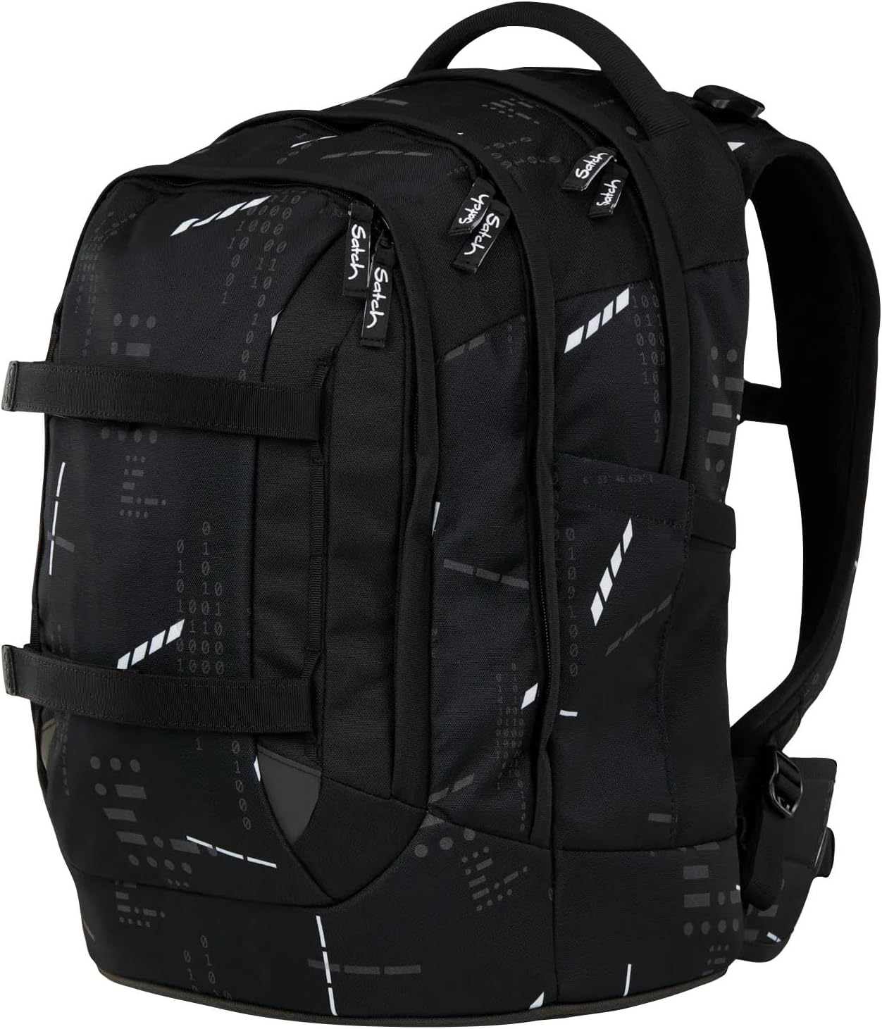 Detalle 2 de Satch Schulrucksack Pack Ninja Matrix – Schwarz | 30 L, ergonomisch, robust