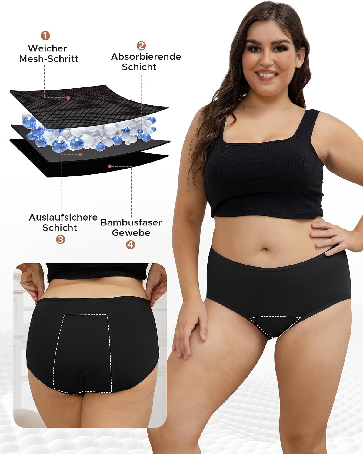 Detalle de INNERSY Culotte menstruelle 50 ml