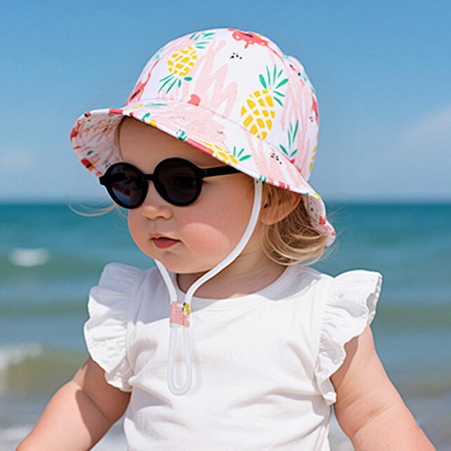 Thumbnail 2 de D Lolylad Baby Sunglasses (0–36 Months) with Polarised UV400 Lenses and Adjustable Strap