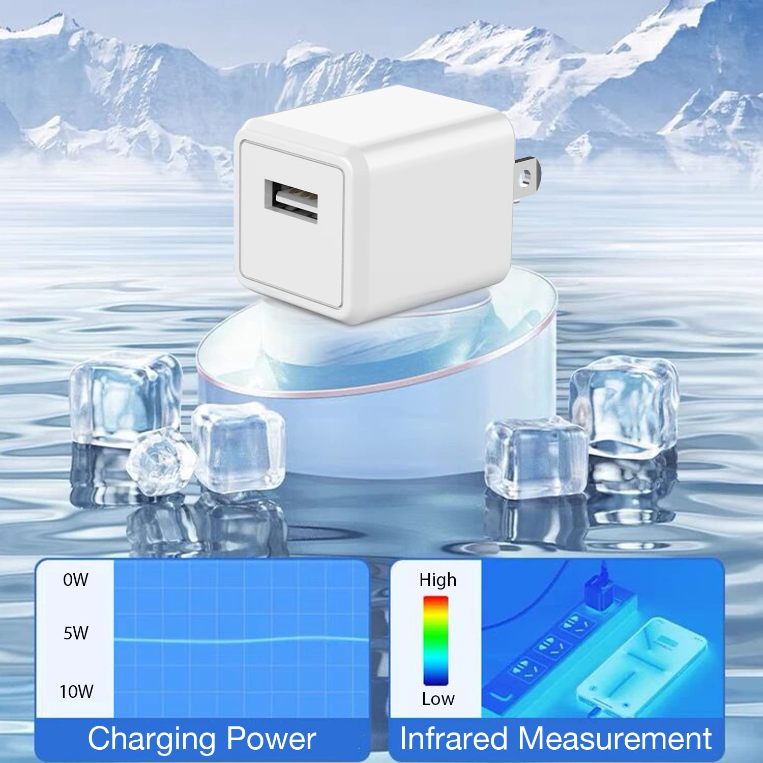Thumbnail 2 de Cube iPhone Charger Travel 2Pack 6FT Lightning Cable
