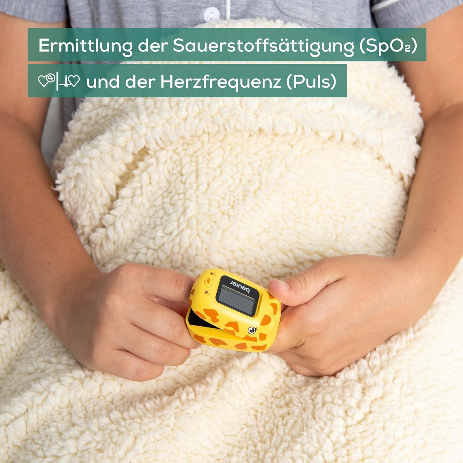 Detalle 2 de Beurer PO 13 Kids Pulsoximeter für Kinder