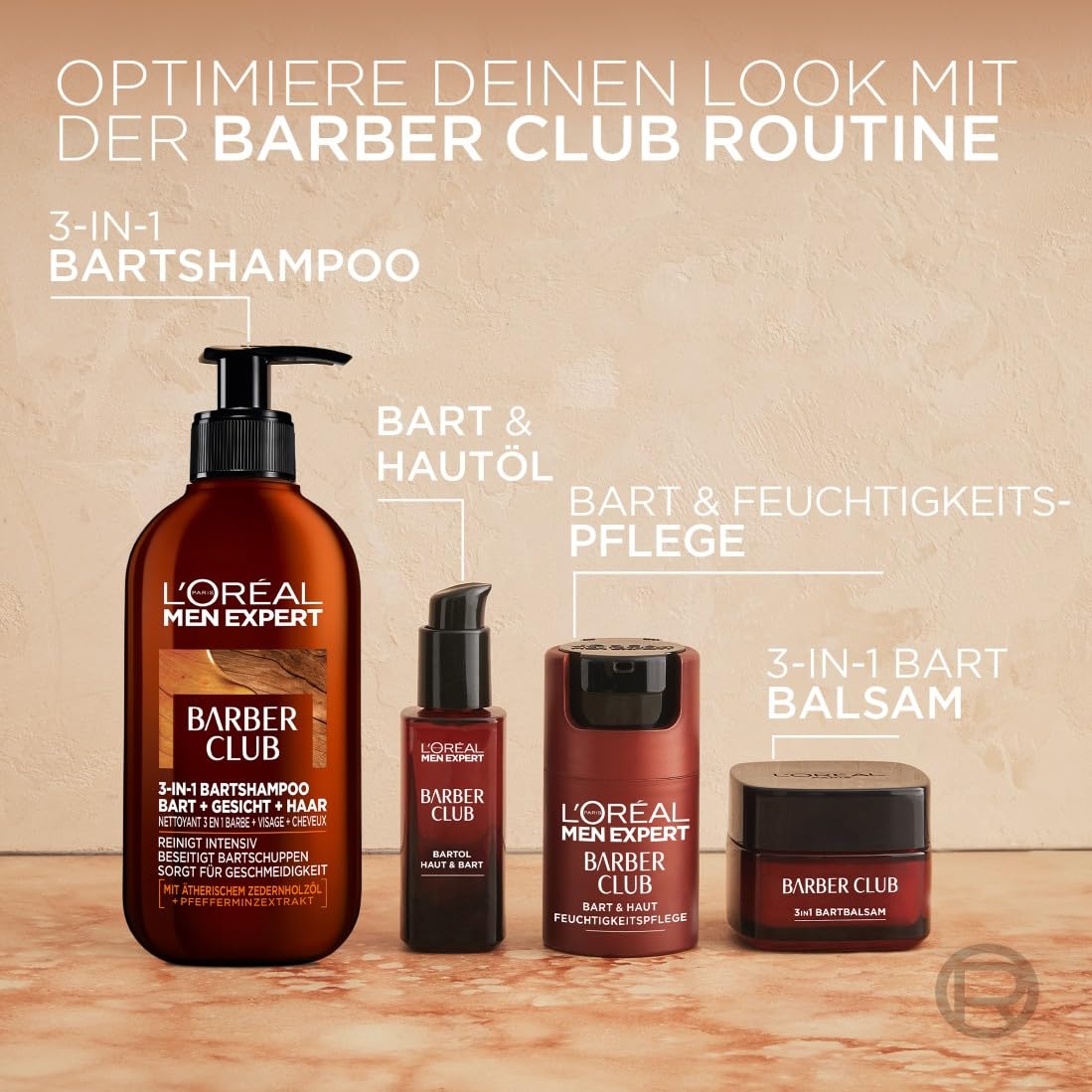 Thumbnail 6 de L’Oréal Men Expert Barber Club Bartpflege-Set – 3-in-1 Bartshampoo + Bartöl als Geschenkset (200 ml / 30 ml)