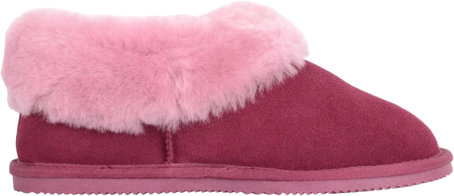 Detalle 2 de SNUGRUGS Womens Genuine Full Sheepskin Boot Slipper