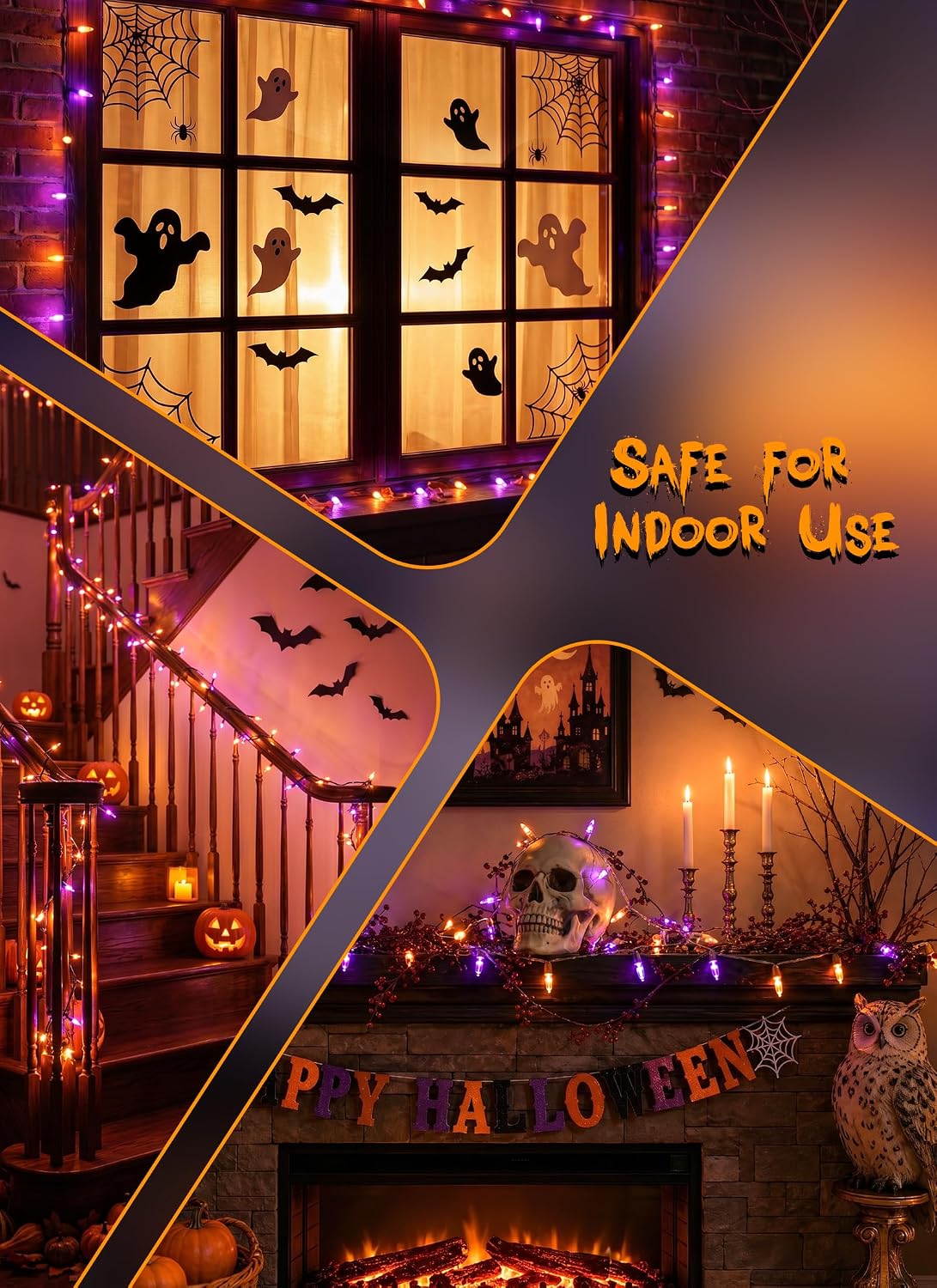 Detalle 1 de Brightown Halloween String Lights, 100 LEDs