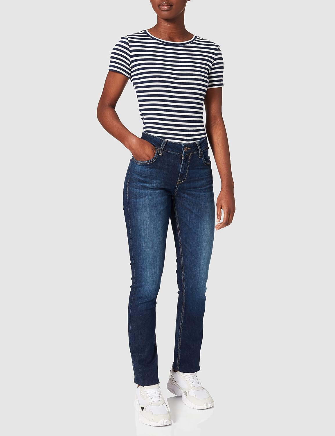Detalle 2 de LTB Jeans Aspen Y – Jean slim femme, bleu, coupe ajustée