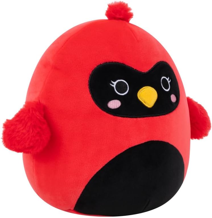 Detalle 2 de Jazwares Squishmallows Cazlan 8in red cardinal plush