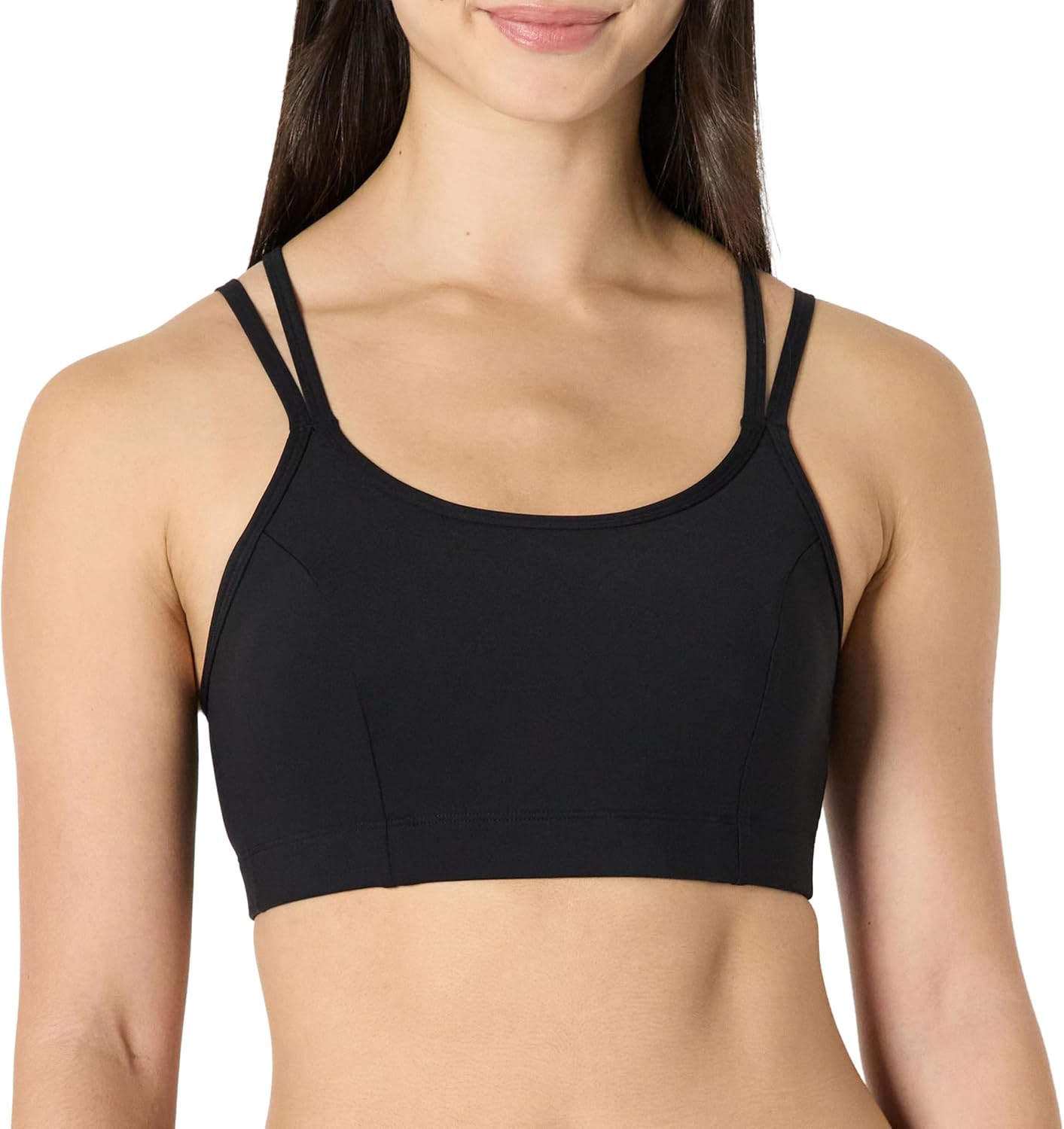 Detalle de Amazon Essentials Women's Active Total Train Light Support Strappy Back Gym Workout Sports Bra