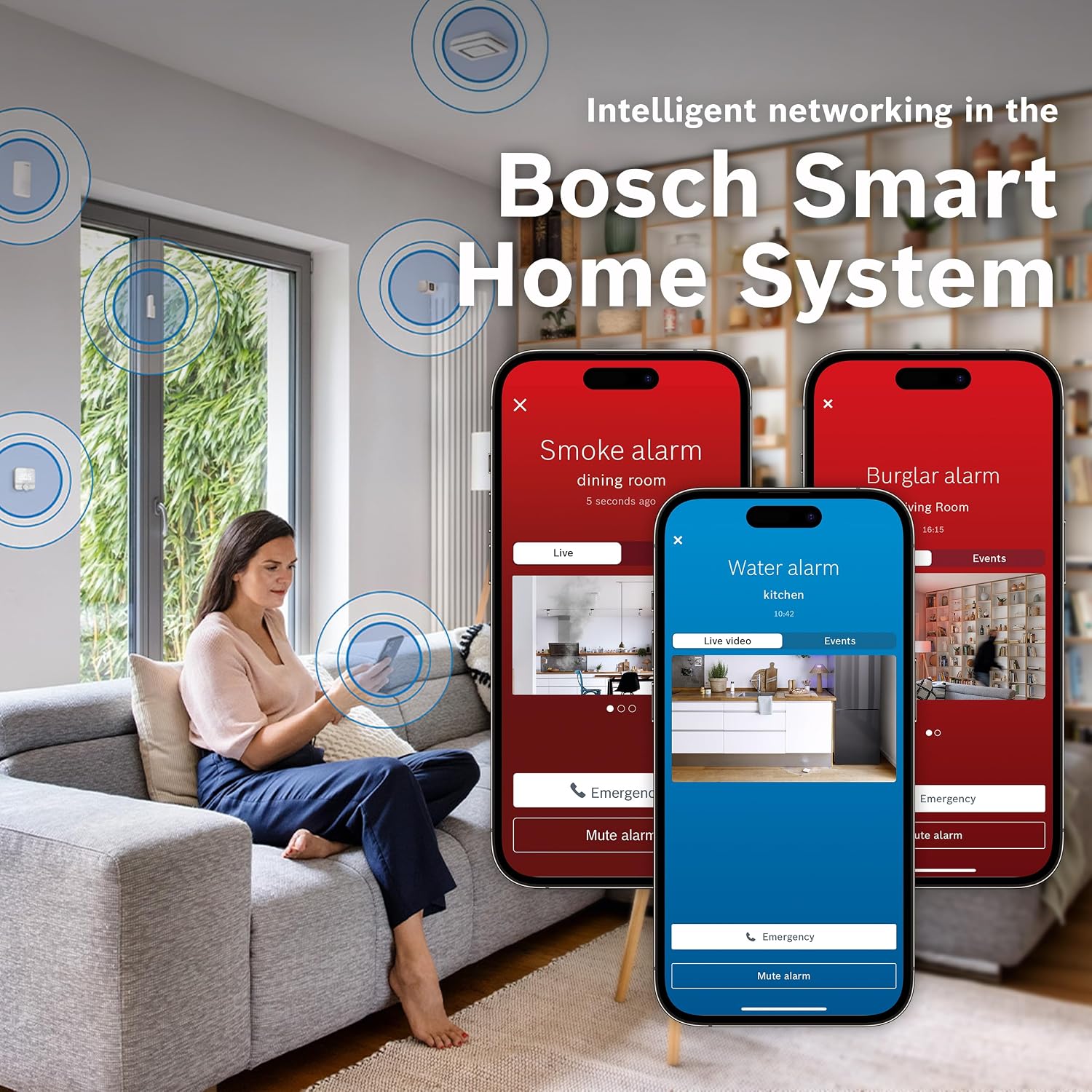 Thumbnail 6 de Bosch Eyes II caméra intérieure intelligente