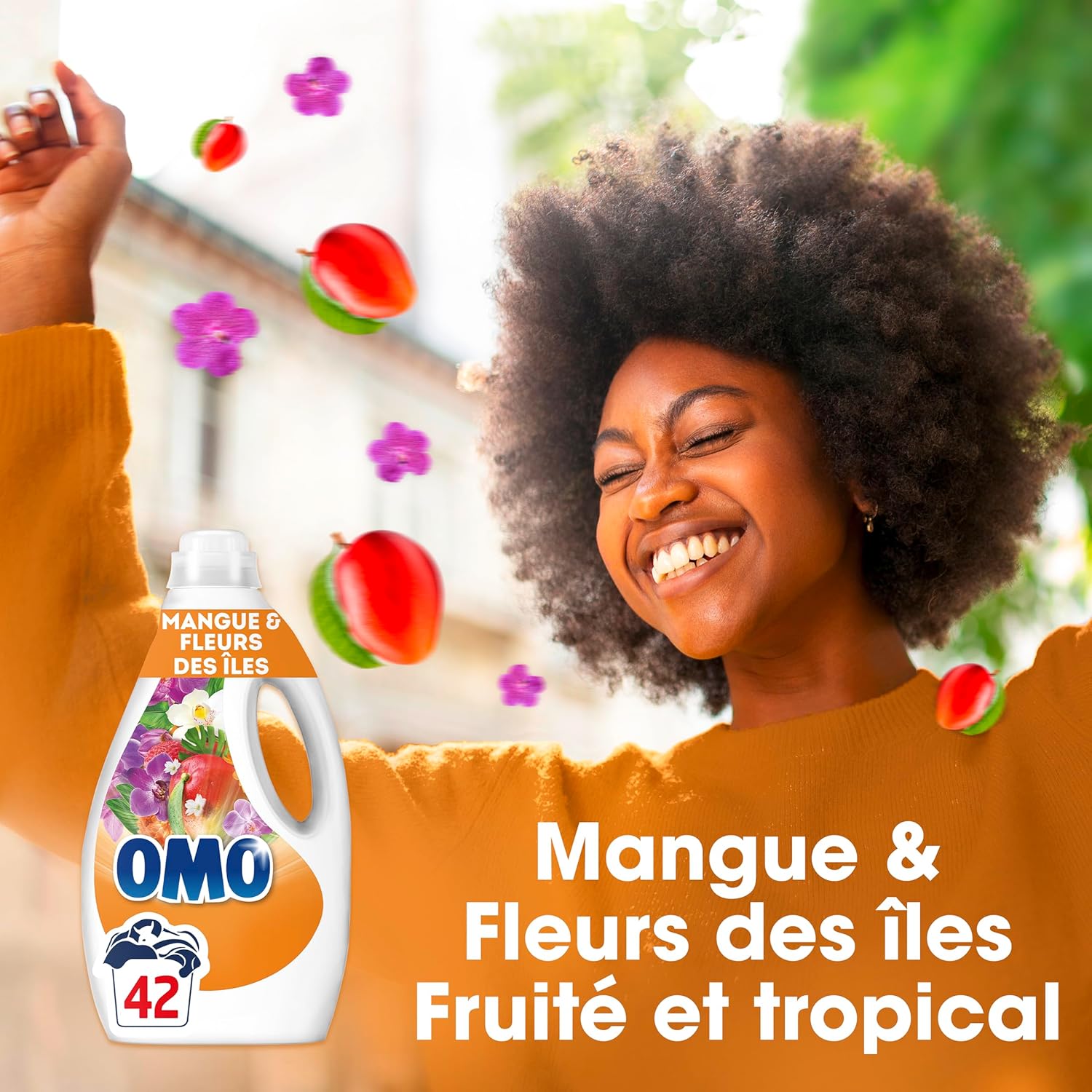 Thumbnail 3 de OMO Lessive liquide En Mangue d'Évasion – 210 lavages (lot 5×42)