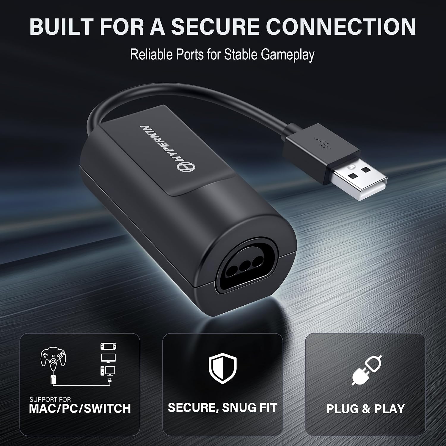 Detalle 2 de Hyperkin Controller Adapter for N64 Controller USB