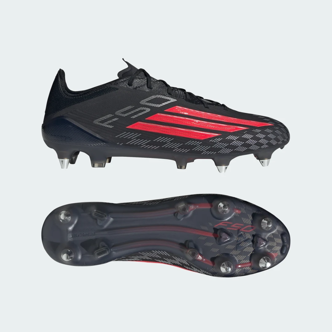 Detalle de Bota de fútbol F50 ELITE para césped natural húmedo – Adidas