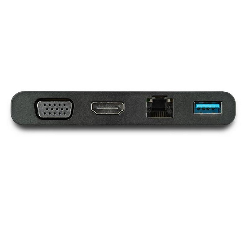 Detalle 2 de StarTech Adaptador Multipuertos USB-C HDMI VGA USB GbE
