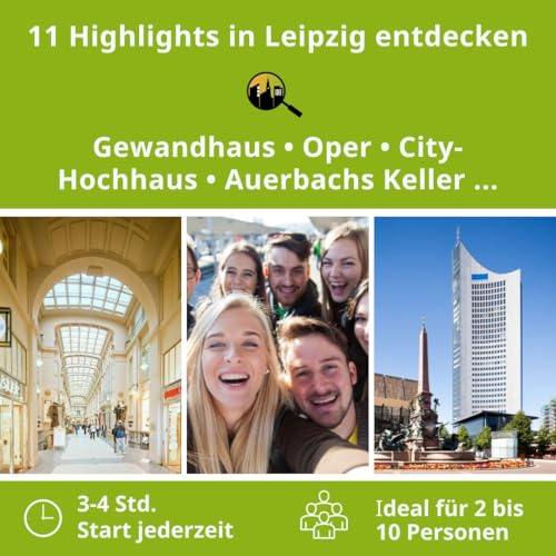 Detalle 1 de Stadtspiel Schnitzeljagd Leipzig Innenstadt – Entdeckertour