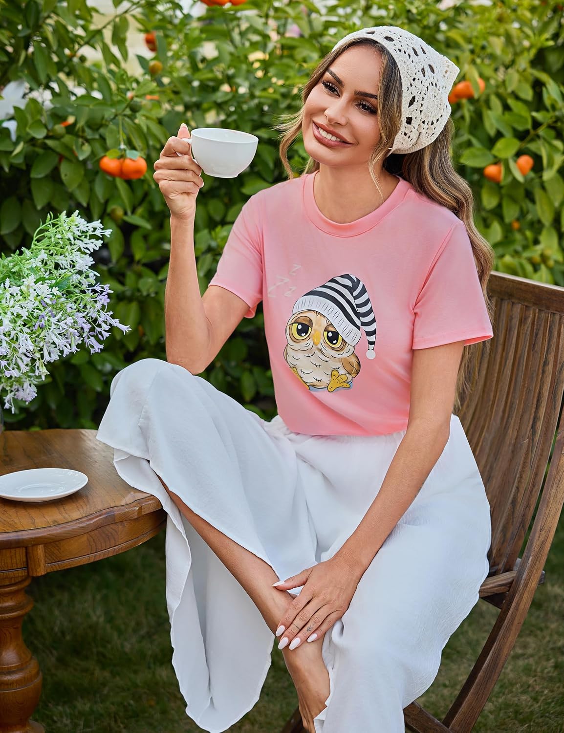 Detalle 2 de Demegimi Women's Pyjamas Short Cotton Shorty Two Piece Sleepwear Set