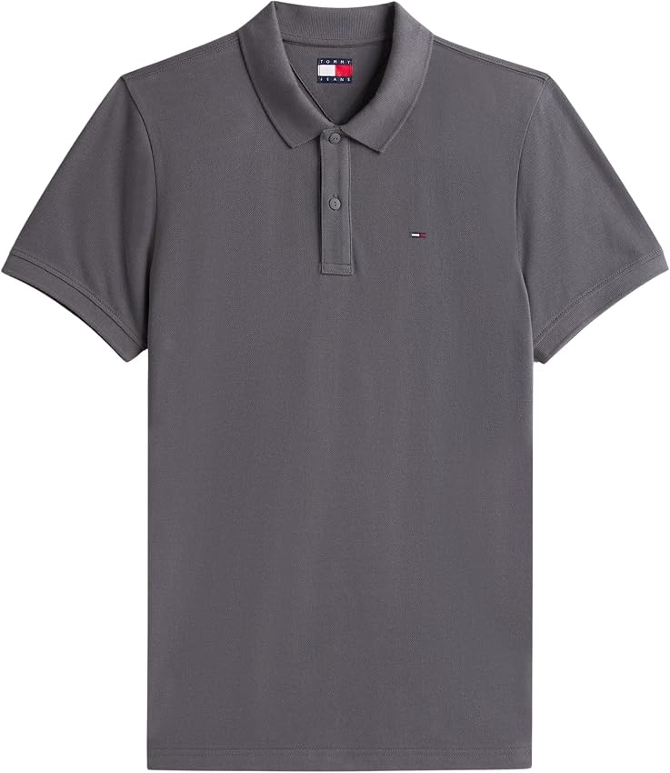 Thumbnail 4 de Tommy Jeans TJM Slim Placket Polo XXL, gris