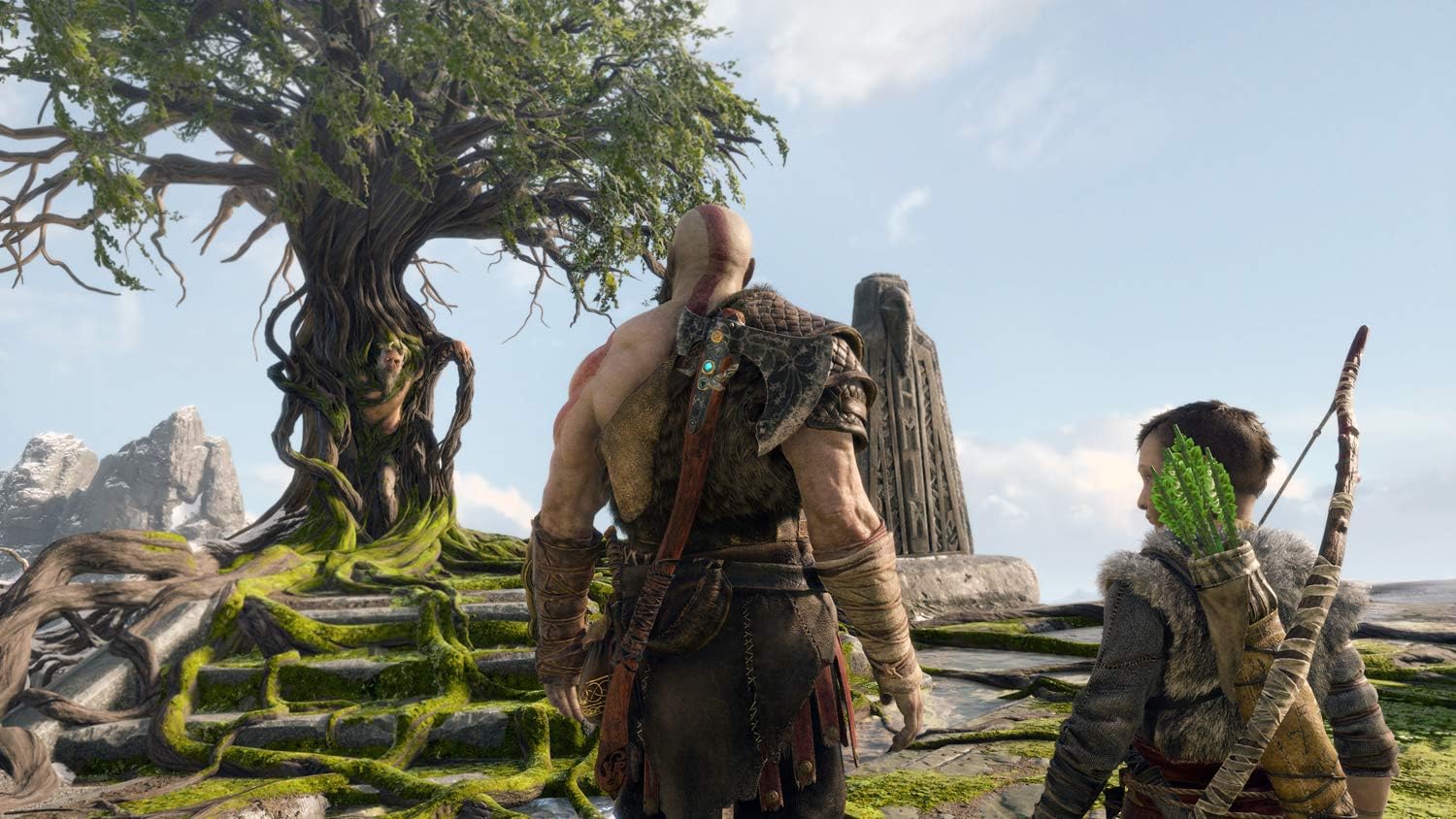 Detalle 1 de Sony God of War PS4 (Version physique CD) en français – 1 joueur, PEGI 18+