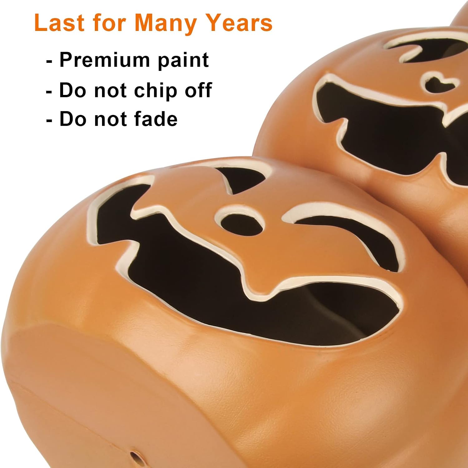 Detalle de DUNCHATY HALL81-SJQ55-JLN-17IN-3TER93 17-Inch Pre-Lit Plastic Pumpkin