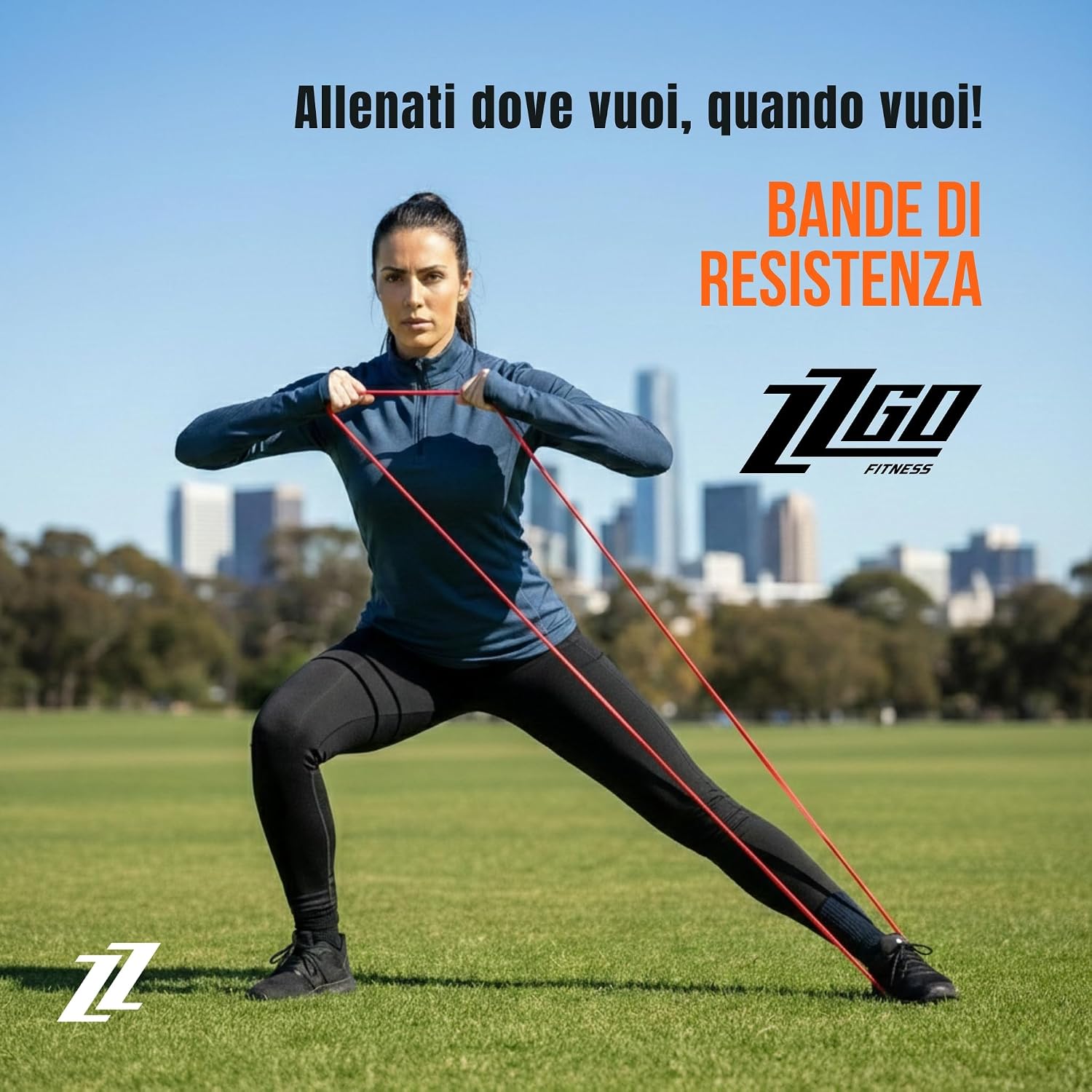 Detalle 2 de Bande di Resistenza Individuali e Set di Elastici (3 o 5 pezzi) – Allenamento funzionale, estensione e forza