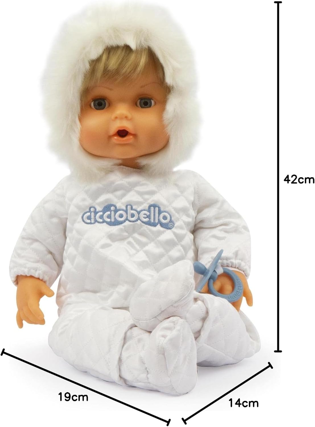 Thumbnail 6 de Cicciobello Bonhomme de Neige 42 cm – Poupon corps souple, tenue hivernale et pleure sans tétine