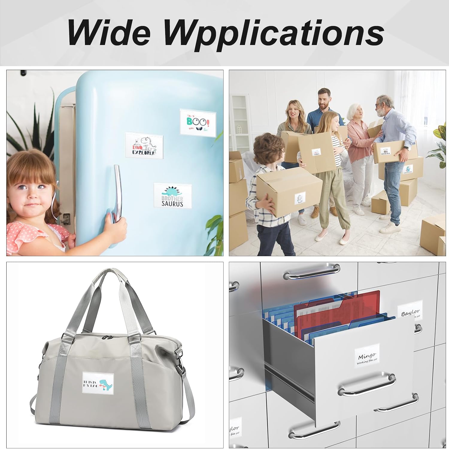 Detalle 2 de Vicloon Self Adhesive Pocket: 20 x 5x7 cm Card Pockets for Organising and Protecting Cards