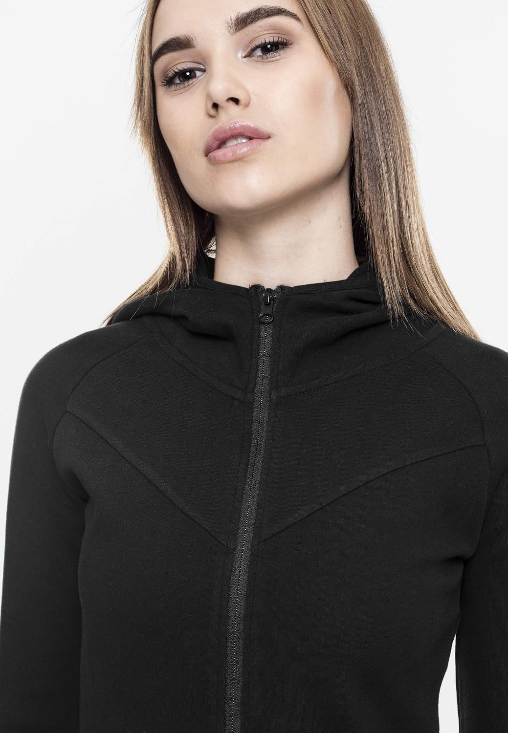 Detalle de Urban Classics Ladies Athletic Zip Hoody