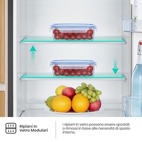 Thumbnail 6 de Hisense MTM55205EB Frigorifero Doppia Porta – 206 L, Nero, Illuminazione LED, Porte reversibili