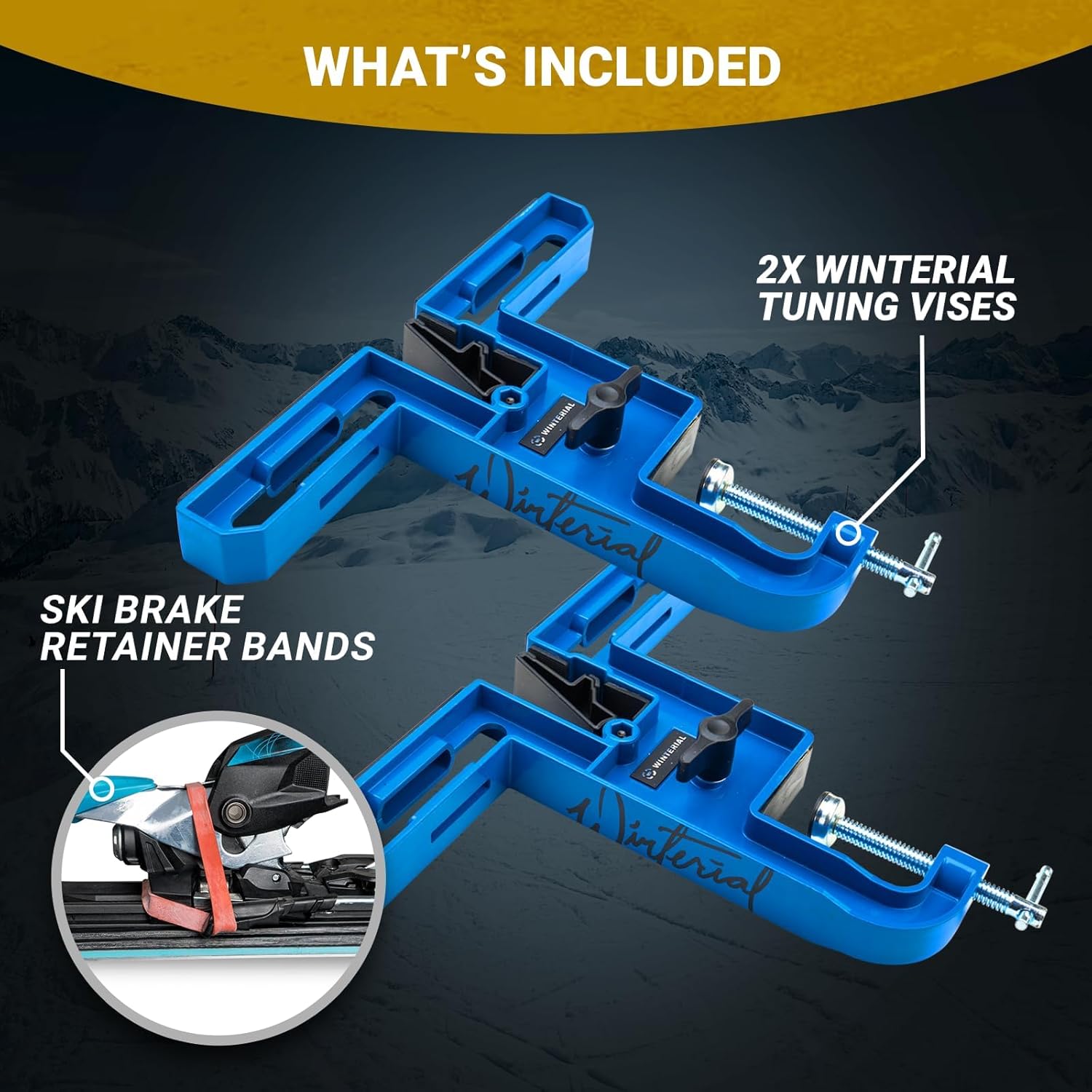 Detalle 2 de Winterial Ski- und Snowboard-Schraubstock