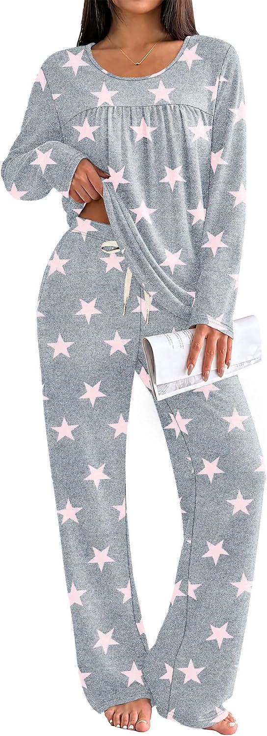 Detalle 2 de OFEEFAN Women's Pajama Set, S-2XL