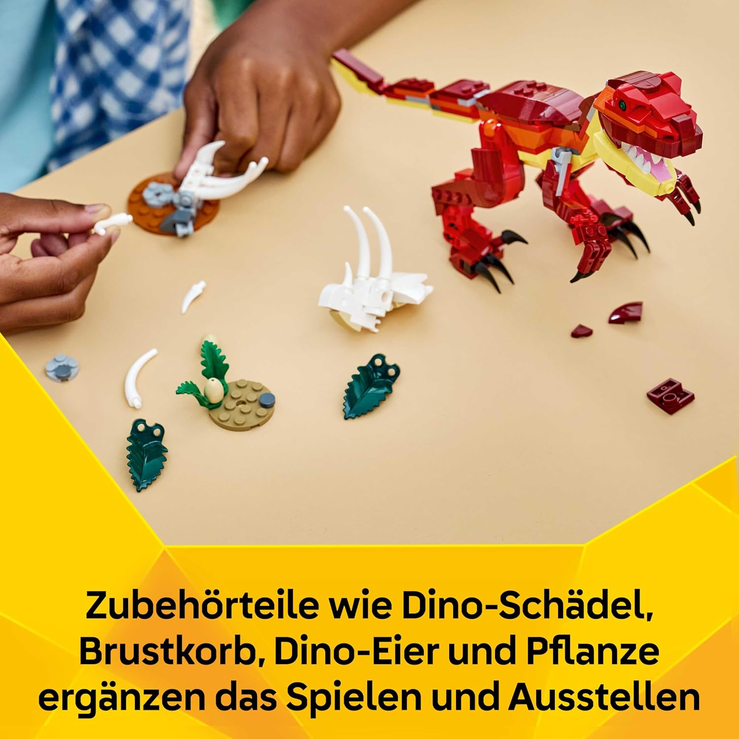 Thumbnail 6 de LEGO Creator 3-in-1 31379 Wilder Dinosaurier – 3 Bauoptionen mit Velociraptor, Stegosaurus oder Flugsaurier