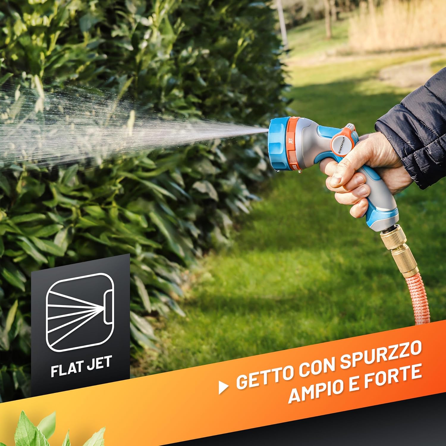 Thumbnail 6 de GRÜNTEK Pistola Irrigazione Acqua Giardino con 5 Spruzzi – Leggera, Ergonomica e Universale
