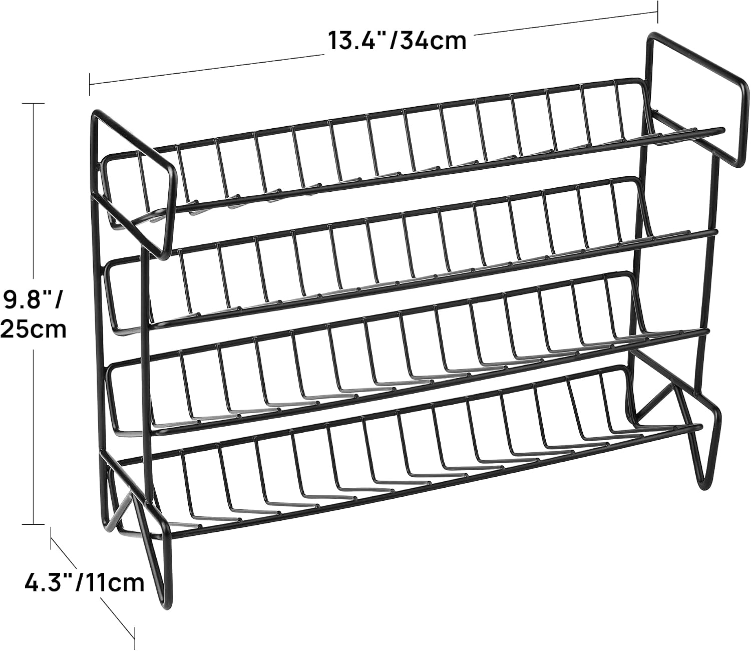 Thumbnail 6 de Vtopmart Model 1 4-Tier Spice Rack with 28 Glass Jars and 432 Labels